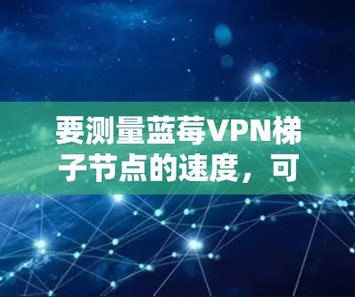 要测量蓝莓VPN梯子节点的速度，可以按照以下步骤操作