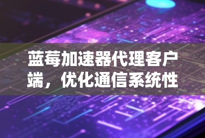 蓝莓加速器代理客户端，优化通信系统性能解决方案
