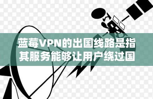 蓝莓VPN的出国线路是指其服务能够让用户绕过国内网络的防火墙，直接连接到国外的服务器，从而访问受限的国际网站或服务。以下是关于蓝莓VPN出国线路的一些详细信息