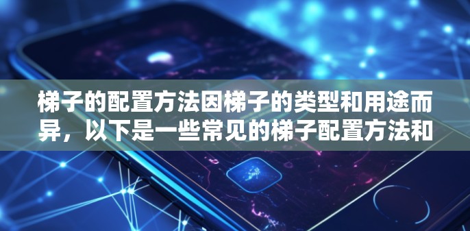 梯子的配置方法因梯子的类型和用途而异，以下是一些常见的梯子配置方法和注意事项