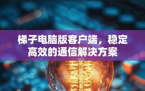 梯子电脑版客户端，稳定高效的通信解决方案
