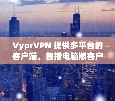 VyprVPN 提供多平台的客户端，包括电脑版客户端。不过，VyprVPN 的电脑客户端可能与手机客户端略有不同，具体功能和使用方法可能会有所差异。以下是使用 VyprVPN 的电脑客户端的基本步骤