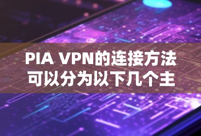 PIA VPN的连接方法可以分为以下几个主要步骤，帮助您顺利完成连接并使用服务