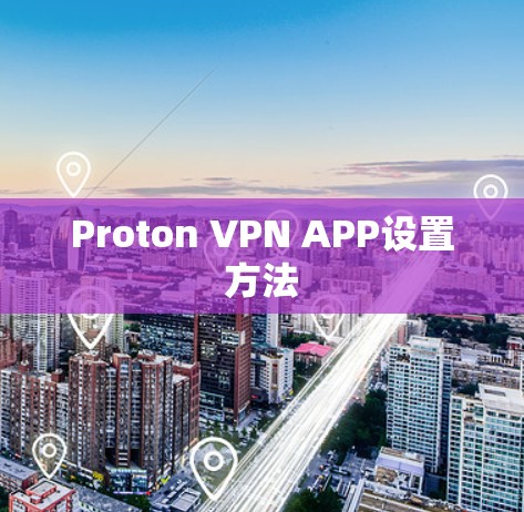 Proton VPN APP设置方法