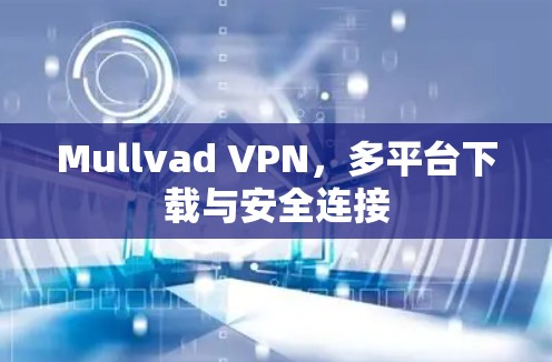 Mullvad VPN，多平台下载与安全连接
