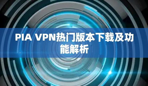 PIA VPN热门版本下载及功能解析