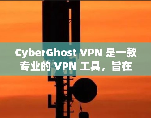 CyberGhost VPN 是一款专业的 VPN 工具，旨在为用户提供隐私保护、安全连接和高效的网络体验。以下是对该 VPN 的详细分析，帮助你全面了解其功能和特点